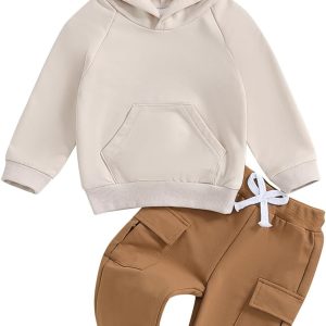 Boys' Hooded Sweatshirt 2-Piece Set