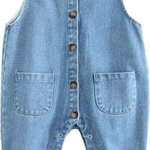 Boys' Summer Denim Overalls